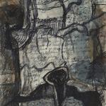 Notes from Florence-12" x 15" -solarplate etching and monotype