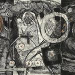 Rich Man, Poor Man, Beggar Man- 10" x 21"- silk aquatint, monotype, collagraph, drawing